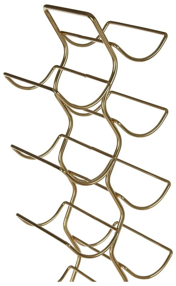 Aranyszínű fém bortartó polcos állvány, palackok száma 12 Wren – Premier Housewares