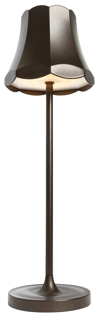 2 db-os Retro asztali lámpa készlet sötét bronz újratölthető IP44 - Granny