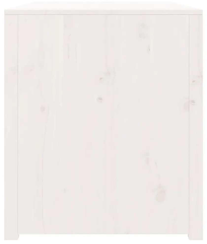 fehér tömör fenyőfa kültéri konyhaszekrény 106 x 55 x 64 cm