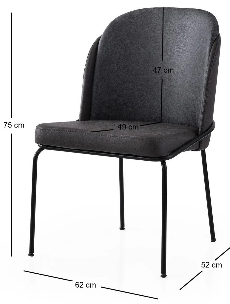 Étkezőszék szett (4 db) Dore - 195 V4