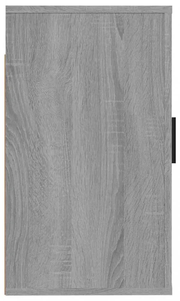 2 db szürke sonoma falra szerelhető TV-szekrény 40x34,5x60 cm