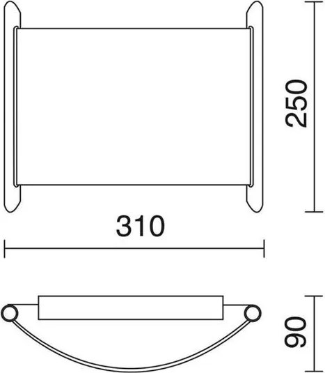 Novolux ESPIGA 693A-L0112A-35 Fali lámpa 1x12W/LED 1200LM IP20