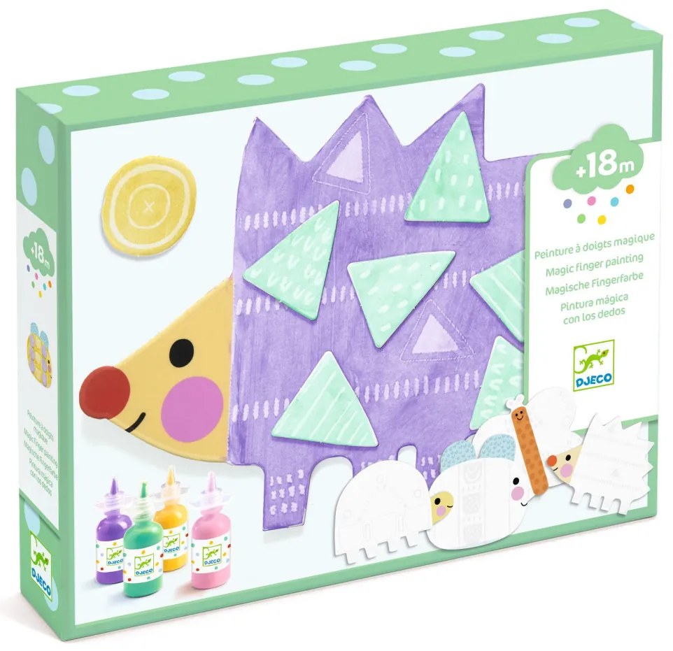 Ujjfestő készlet - Kicsi formák - Magic finger painting, Small forms