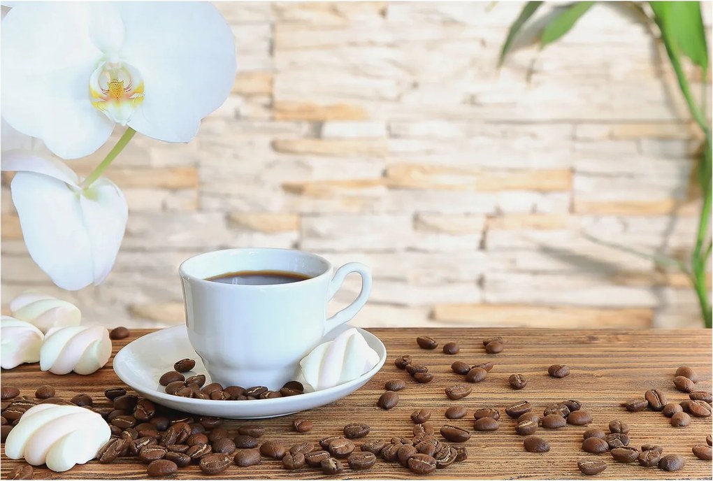 Fotótapéta Flizelin Fali Ragasztó Szett Virágos relaxáció 104x70 Ragasztó