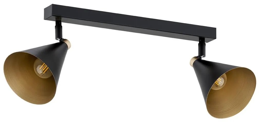 Argon 7170 - Spotlámpa LUCINDA 2xE14/7W/230V fekete