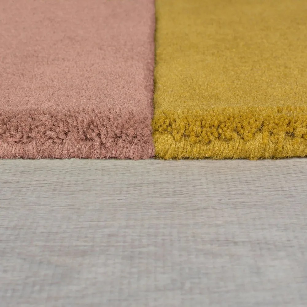 Kék kézi szövésű gyapjú szőnyeg 150x240 cm Lozenge Bright Multi – Flair Rugs