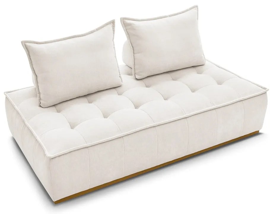 Fehér zsenília kanapé 175 cm Elisa – Bobochic Paris