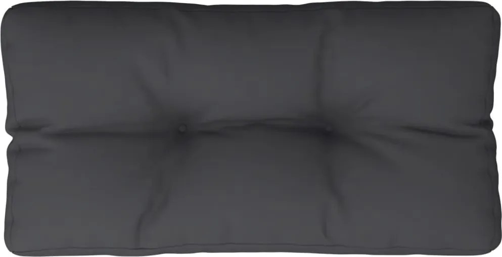 vidaXL fekete szövet raklappárna 70 x 40 x 12 cm