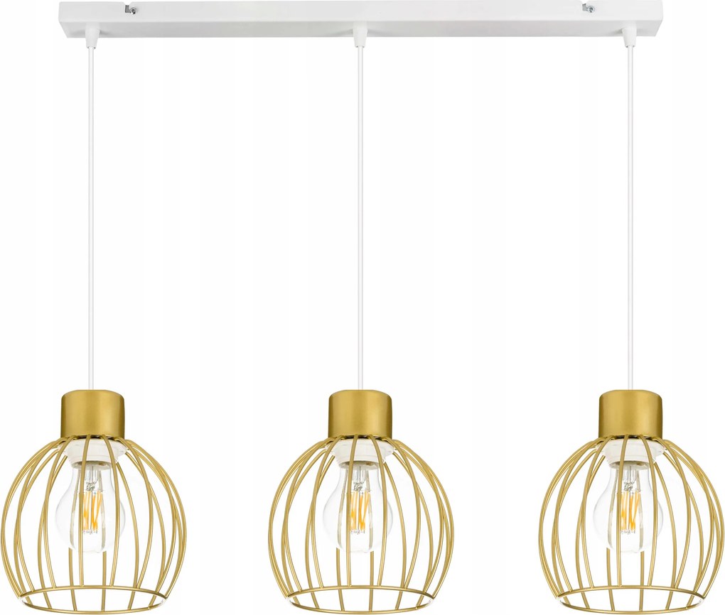 Mennyezeti Lámpa Függő Túlnyúlás csillár drót arany 3