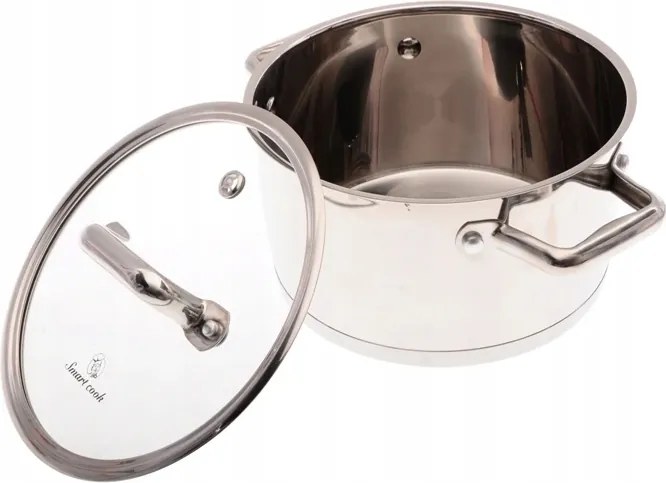 Rozsdamentes acél edény fedővel 3,5l