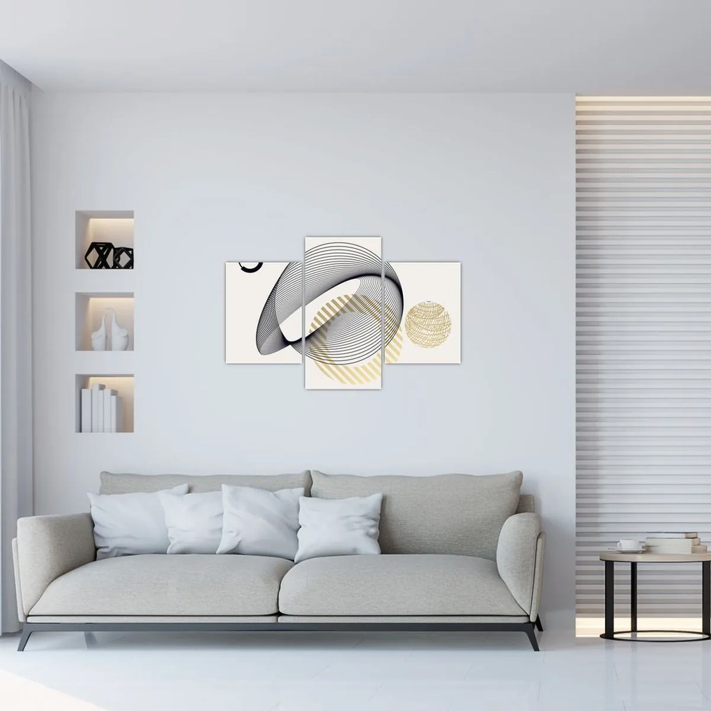 Kép - Geometriai formák N⁰3 (90x60 cm)
