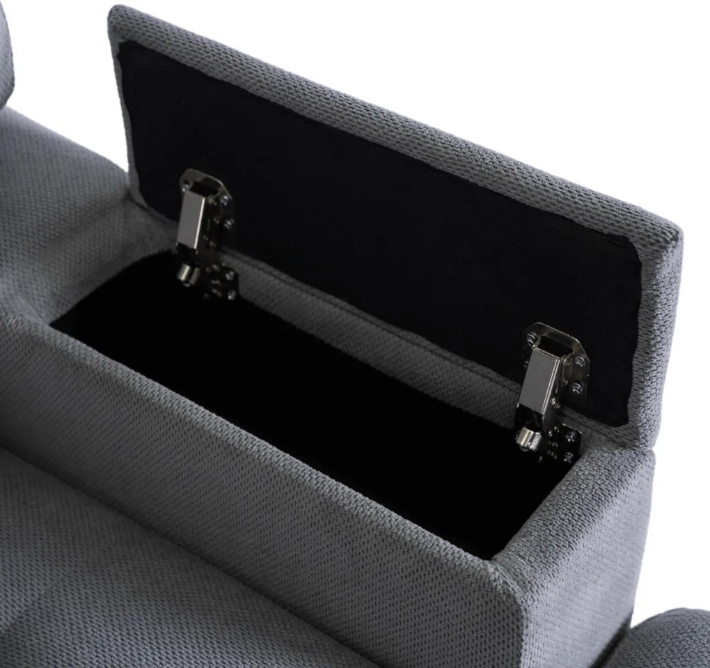 Pihenőfotel szürke színben NEO