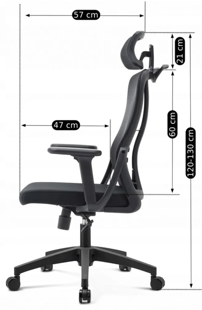 Iroda Forgószék Fekete Színben. JULIET