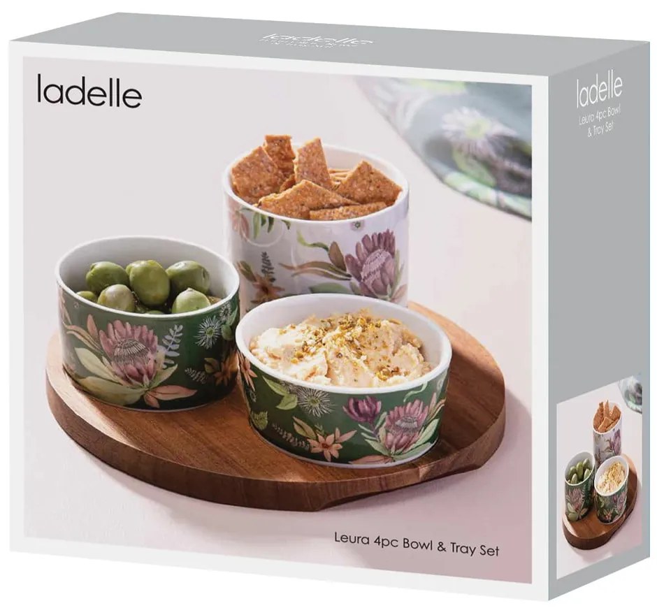 Porcelán szervírozó készlet 3 db-os Leura – Ladelle