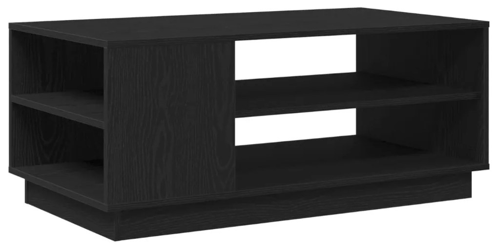 Fekete Tölgy Coffee Table 102x55x43 cm Mérnöki Fából készült