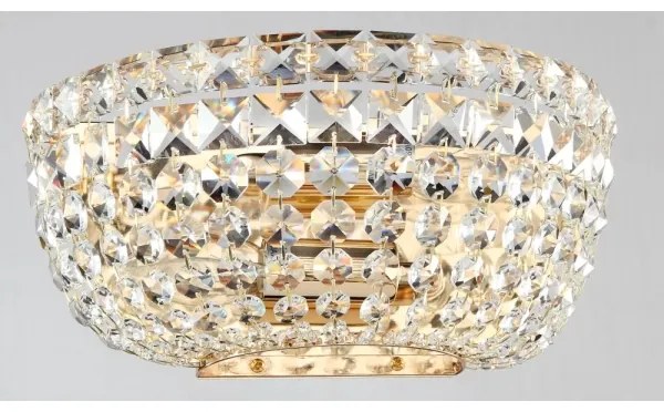 Maytoni DIA100-WL-02-G - Fali lámpa BASFOR 2xE14/60W/230V arany