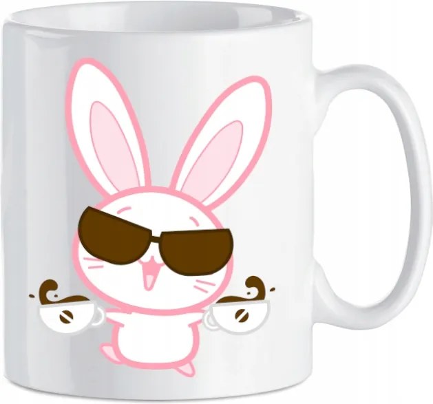 Húsvéti bögre Kávé Nyúl mintás 330 ml