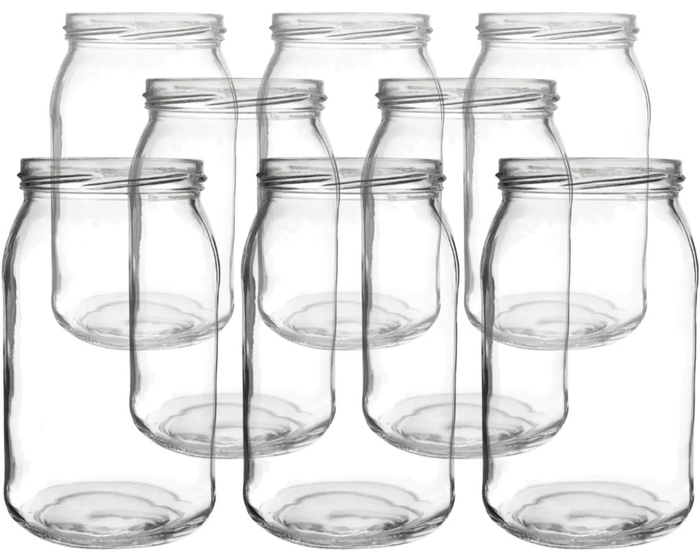 Orion befőttesüveg készlet 0,9 l B 82, 8 db