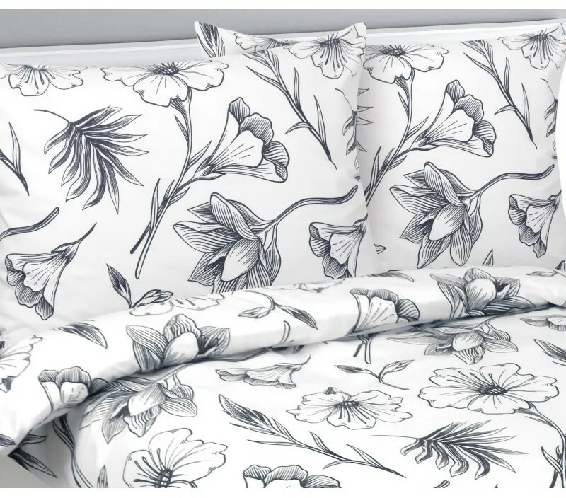 Bellatex Flanel ágynemű Ibišek, 140 x 220 cm, 70 x 90 cm
