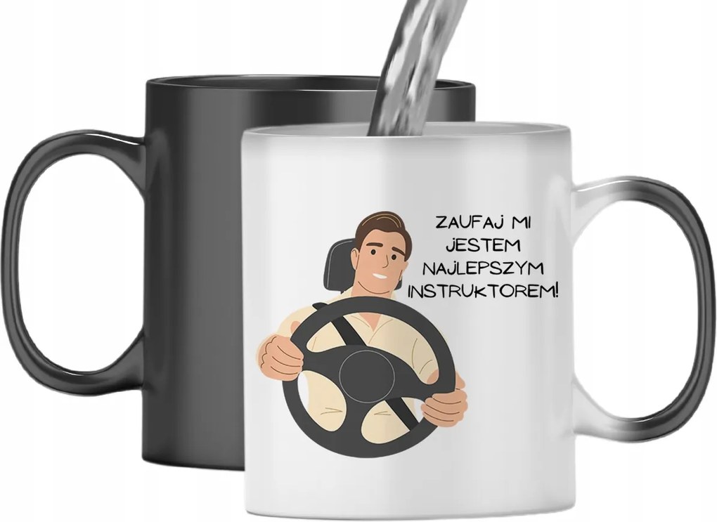 Mágikus Bögre Oktatónak Színváltós, fényképes nyomattal