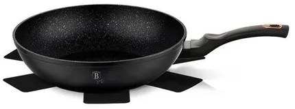 Berlinger Haus Black Rose Collection Wok serpenyő márvány felülettel, 30 cm