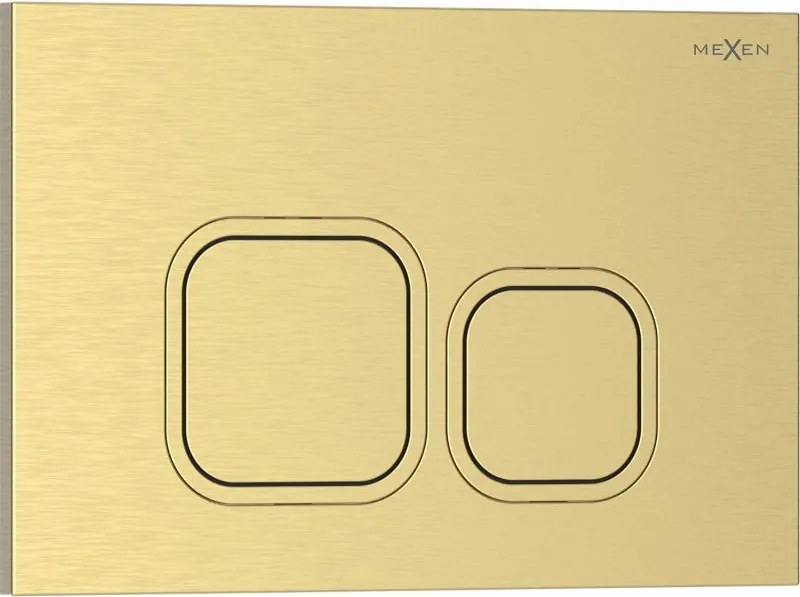 Mexen Tex 03 öblítő gomb, arany szálcsiszolt - 6103-11