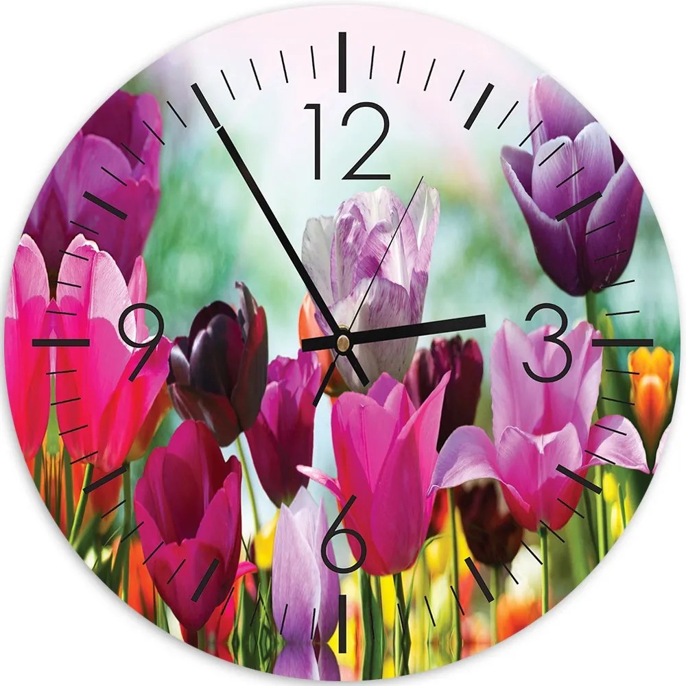 Gario Falióra Színes tulipánok Méret: 80 x 80 cm