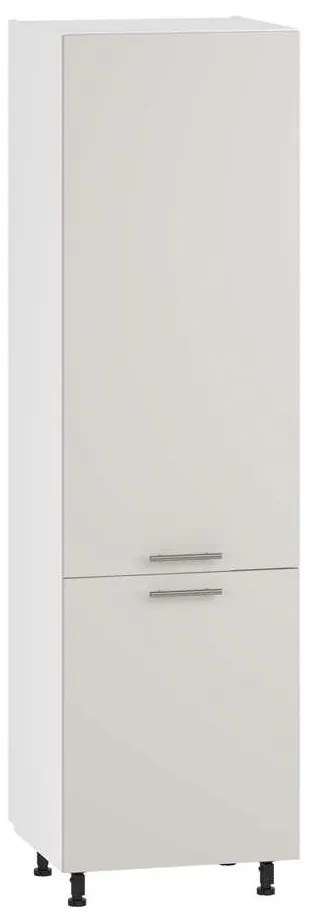 Vento DL-60/214 alsó szekrény, fehér / krém