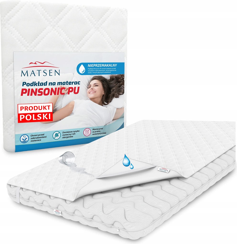 Matracvédő Vízálló 70x140 cm Alátét Steppelt huzat