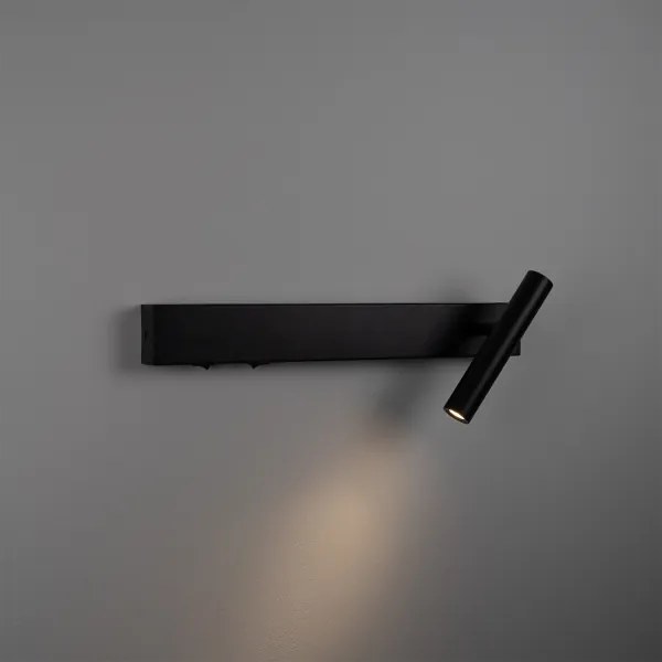 BRILAGI - LED fali spotlámpa ARLIX LED/3W/230V + LED/7W fekete CRI 90
