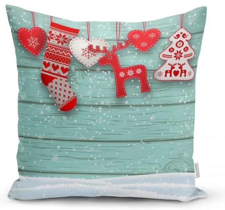 Winter Wonderland 4 db karácsonyi párnahuzat és asztali futó szett - Minimalist Cushion Covers