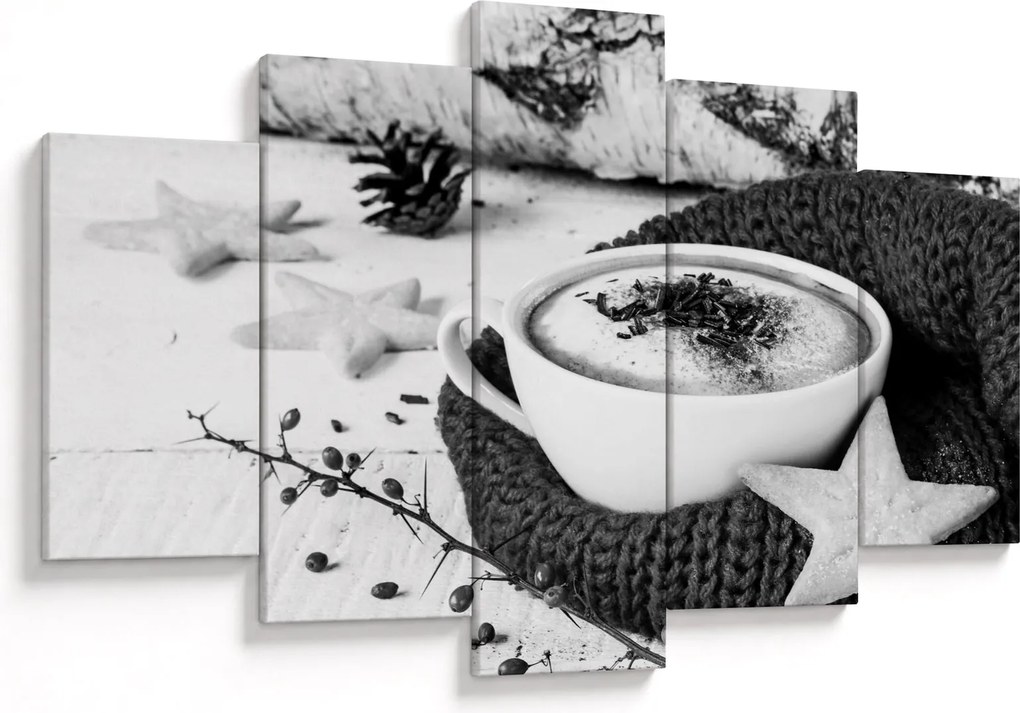 Kép - Téli cappuccino (150x105 cm)