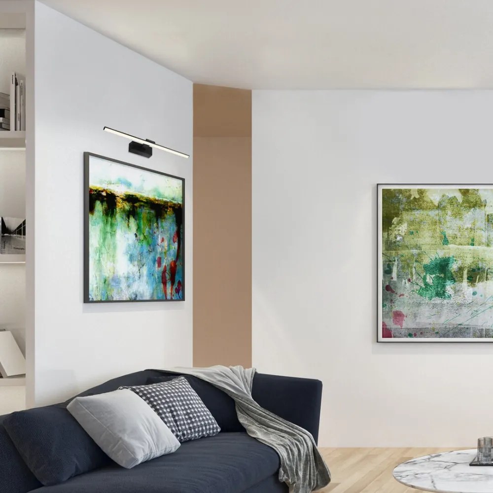 RÁBALUX 78002 GATEN Fekete Színű Képmegvilágító Lámpa LED 12W IP20