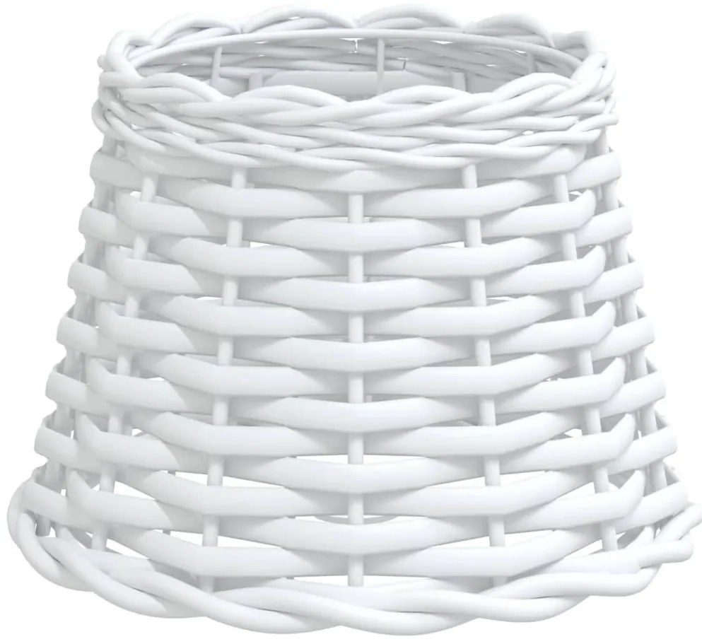 fehér fonott lámpaernyő Ø20x15 cm