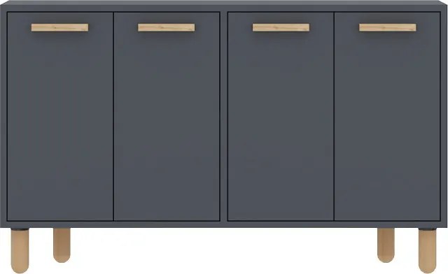 Venedik komód, antracit, 120 cm