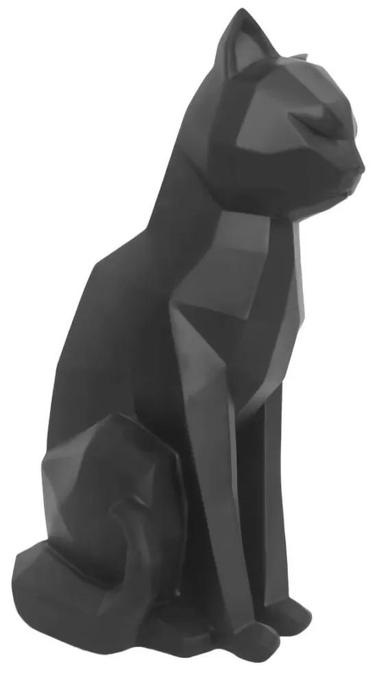 Origami Cat szobor, fekete