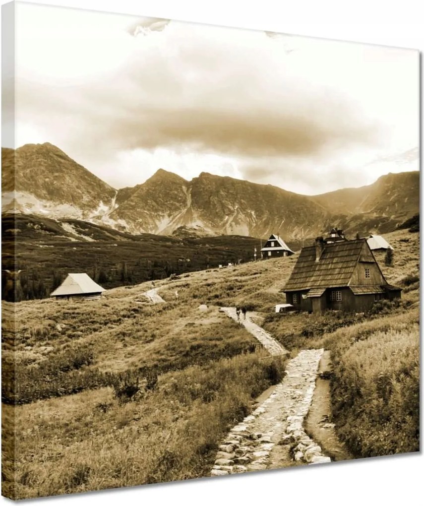 Vászonkép 30x30 Tátra Lengyel hegyek Kilátás