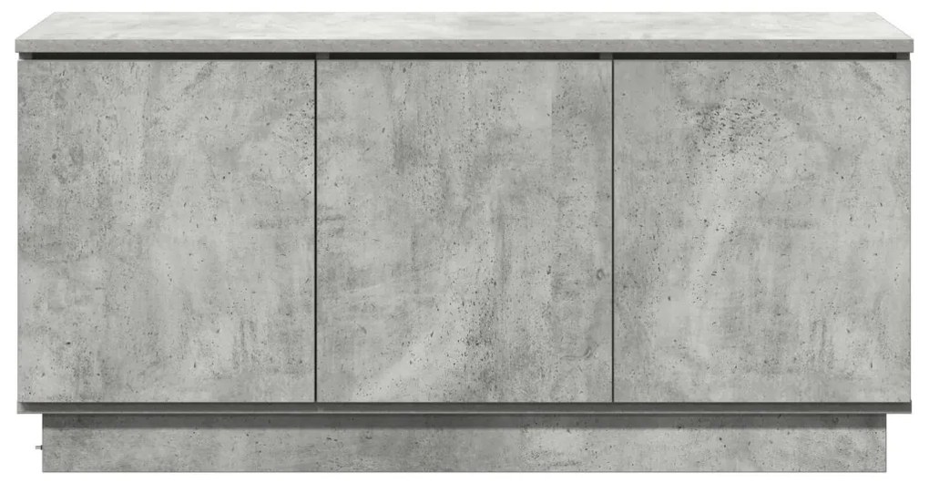 TV állvány Beton Szürke 100x38x49 cm Mérnöki fa