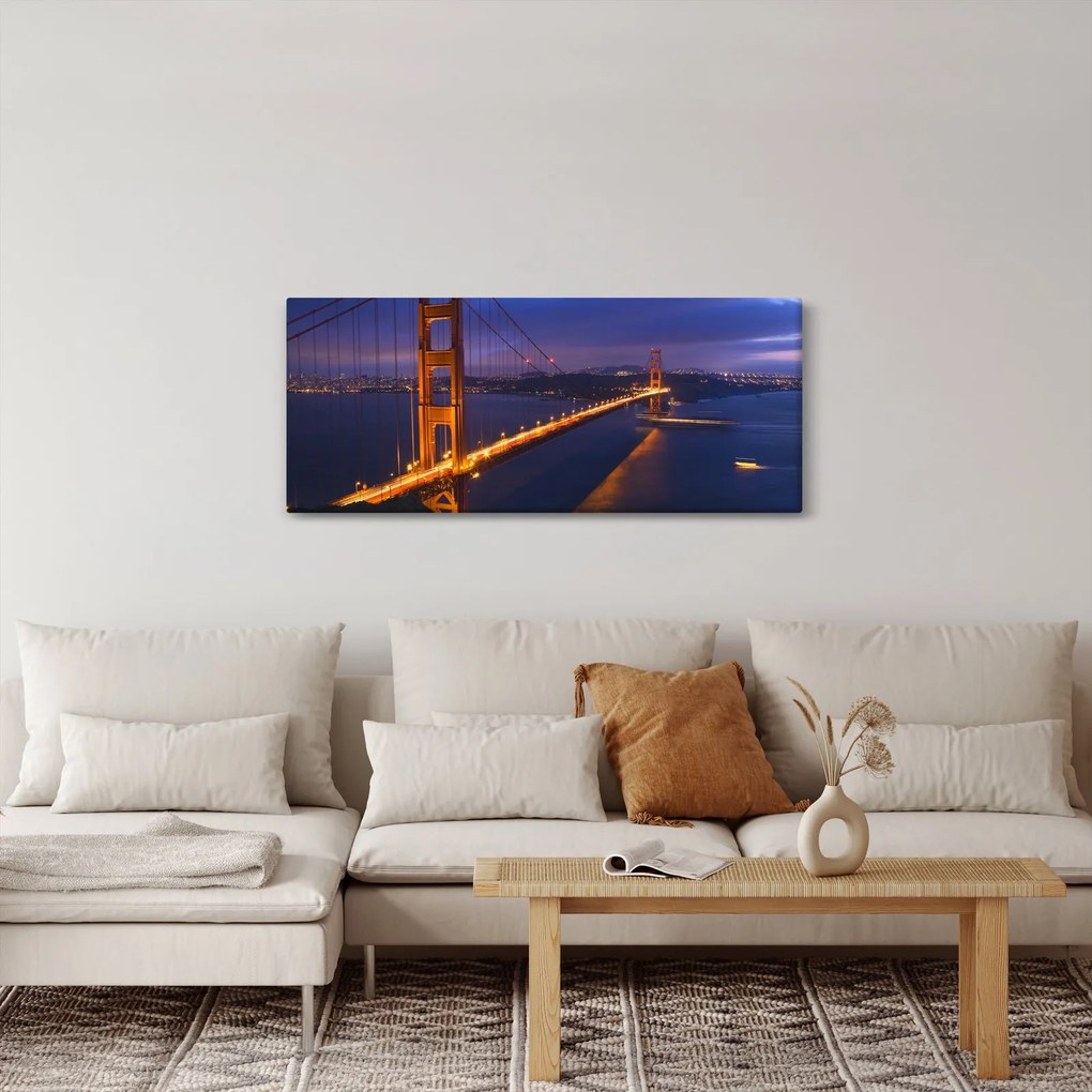 Kép - Golden Gate híd (120x50 cm)