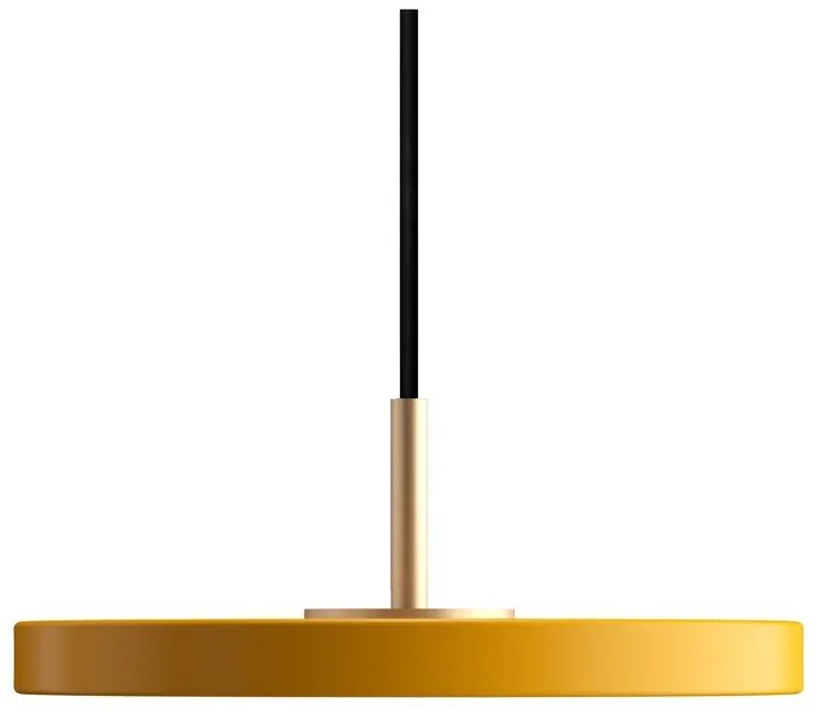 Sárga LED függőlámpa fém búrával ø 15 cm Asteria Micro – UMAGE