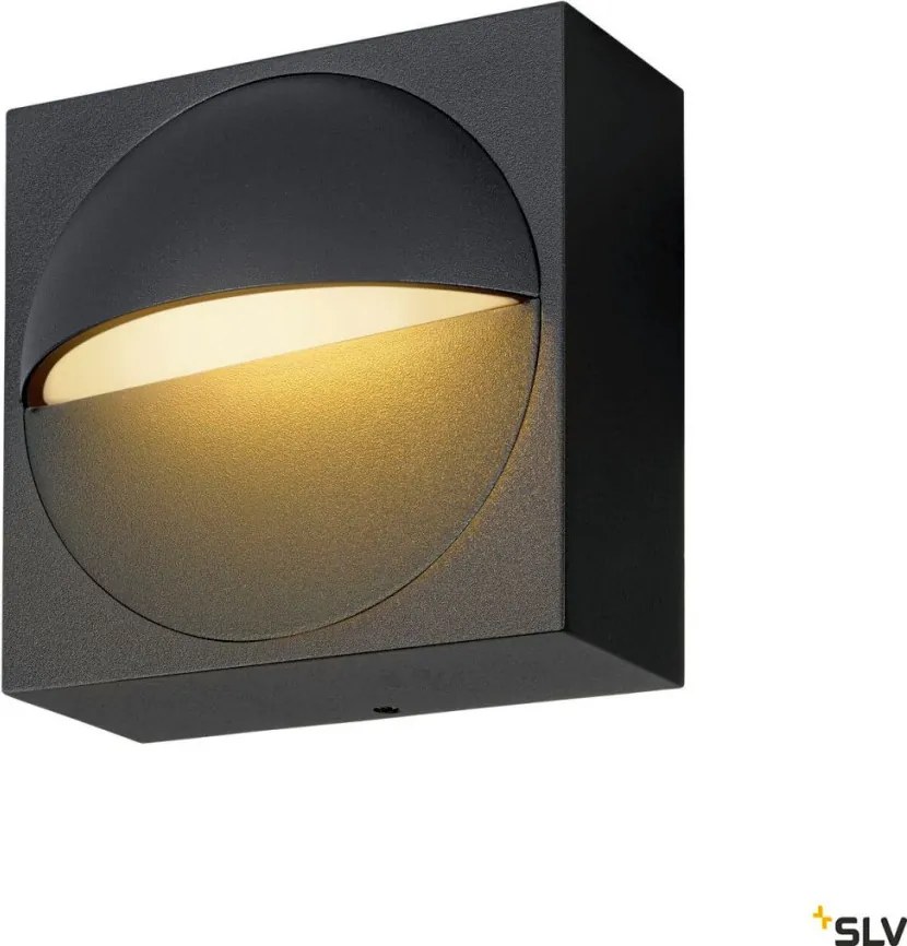 SLV 1007667 LID Modern Kültéri Fali Lámpa Antracit LED IP65