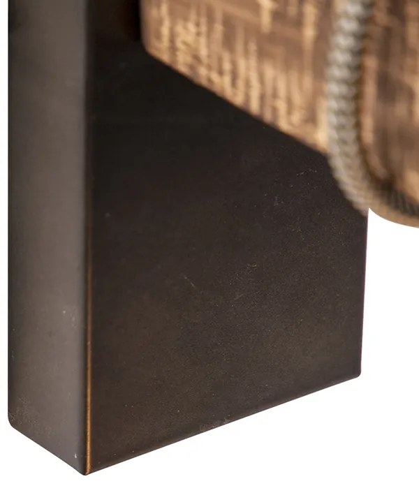 Okos, ipari fali lámpa fekete fa elemekkel, WiFi G95-tel - Gallow