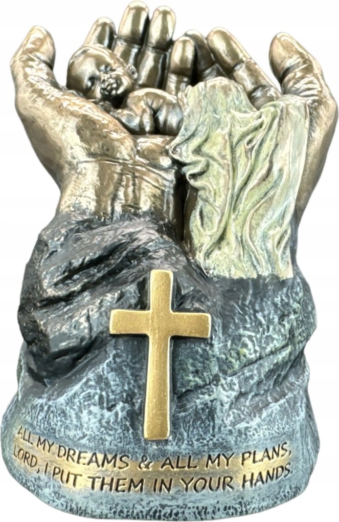 Figura Szobor Gyermek Szobor Isten Kezében Veronese WU77747A4 keresztelő