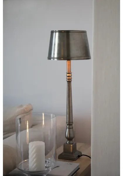 Markslöjd 108775 - Asztali lámpa METALLO 1xE27/40W/230V matt króm