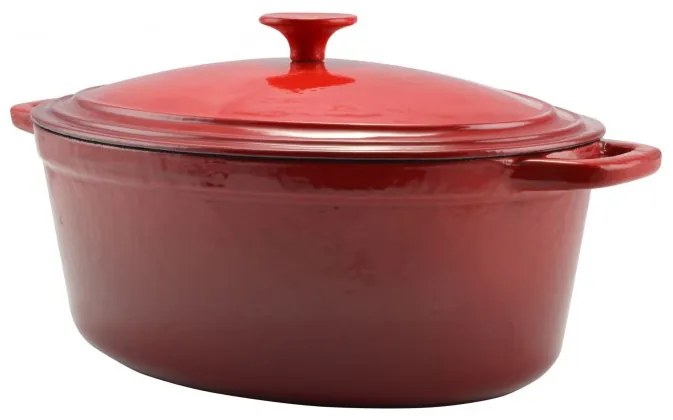 Perfect Home Zománcozott öntöttvas kacsasütő 32cm, 6,2l piros 10568