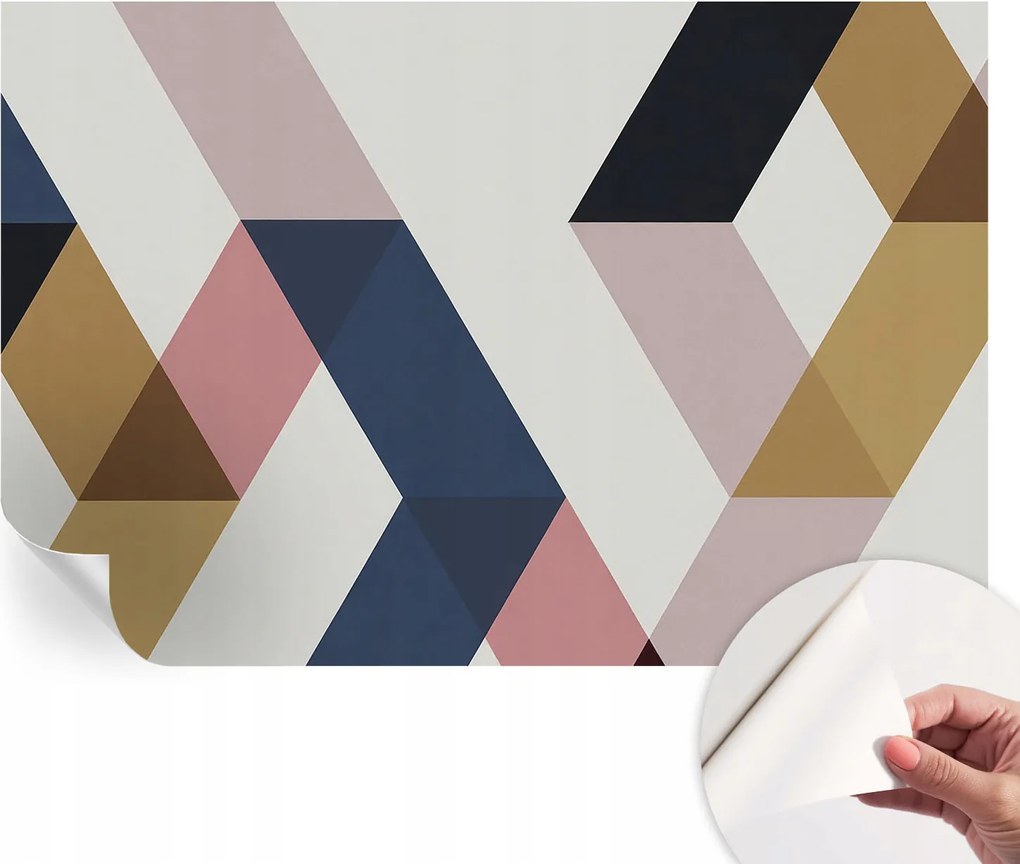 Fotótapéta Fali tapéta Hálószobába és Nappaliba Színes rombuszok 104x70 cm