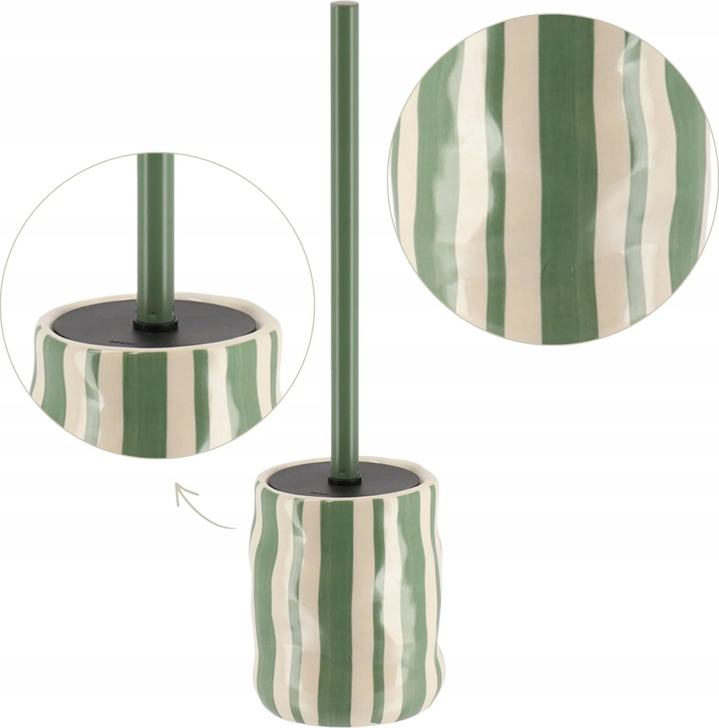 Wc-tisztító Kefe Tartály bézs fürdőszoba állvány