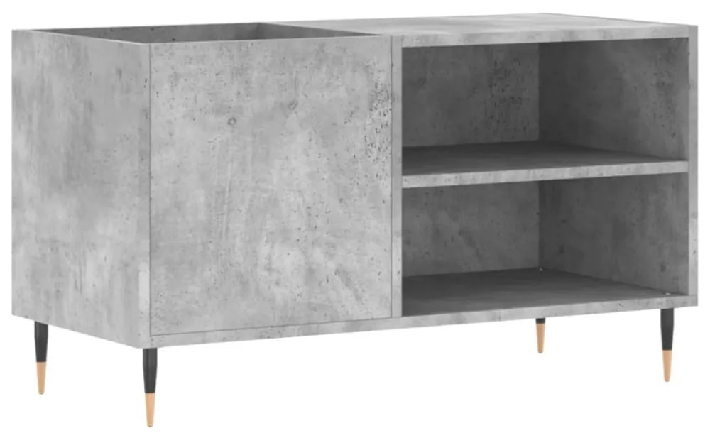 betonszürke szerelt fa hanglemezszekrény 85x38x48 cm