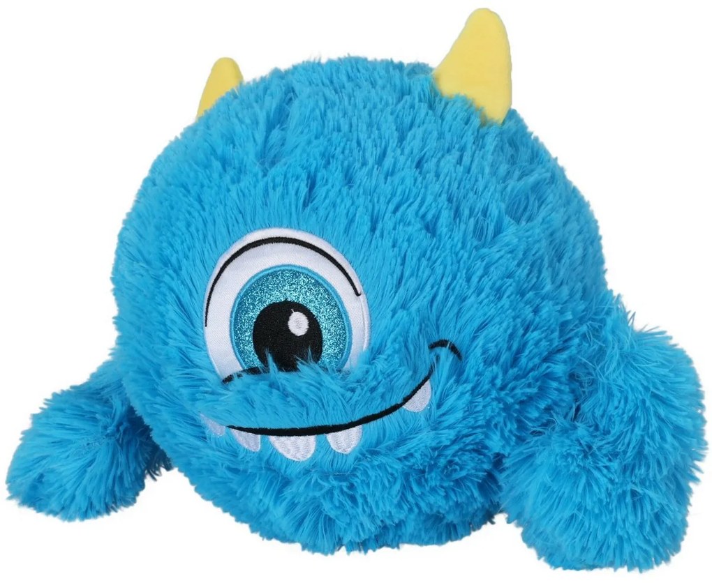 Monster felfújható szőrgolyó kék, 23 cm átmérő
