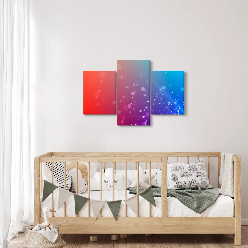 Modern absztrakt kép (90x60 cm)